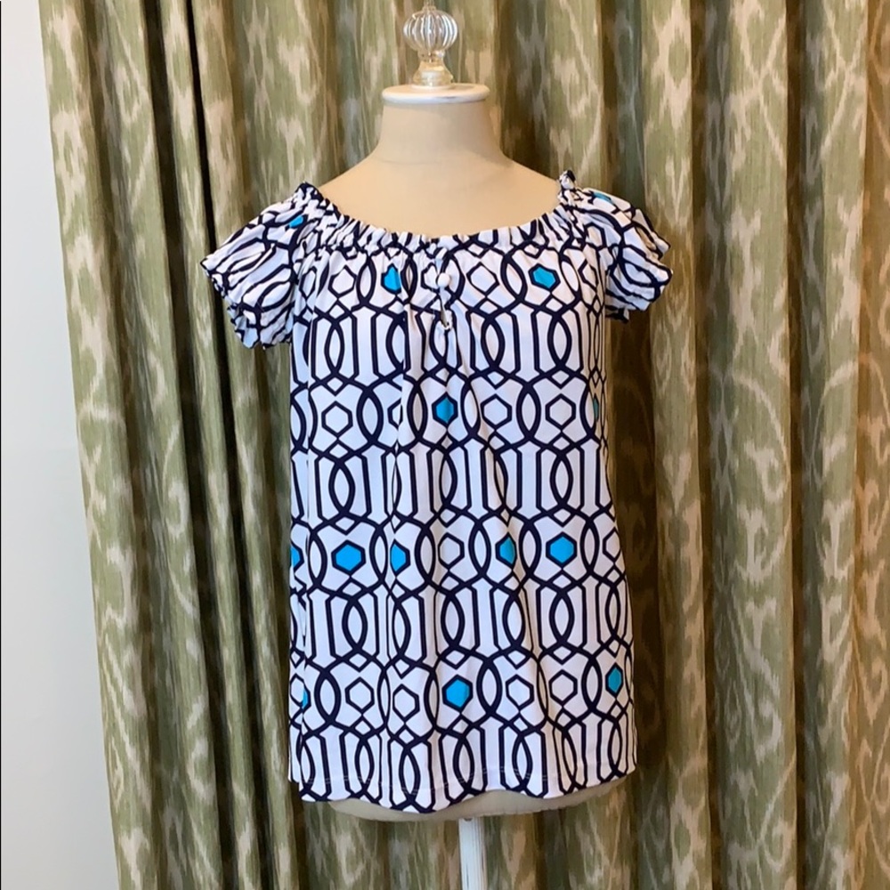 Jude Connally Resortwear Patterned Blouse